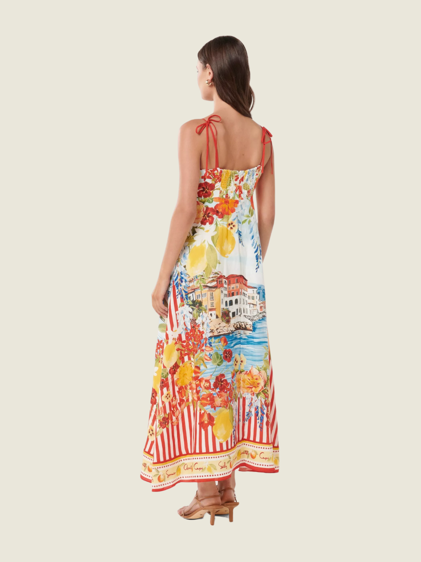 Ever New Sicilia Printed Midi Dress