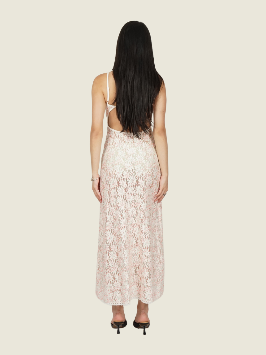 Gentlewoman Pink Lace Maxi