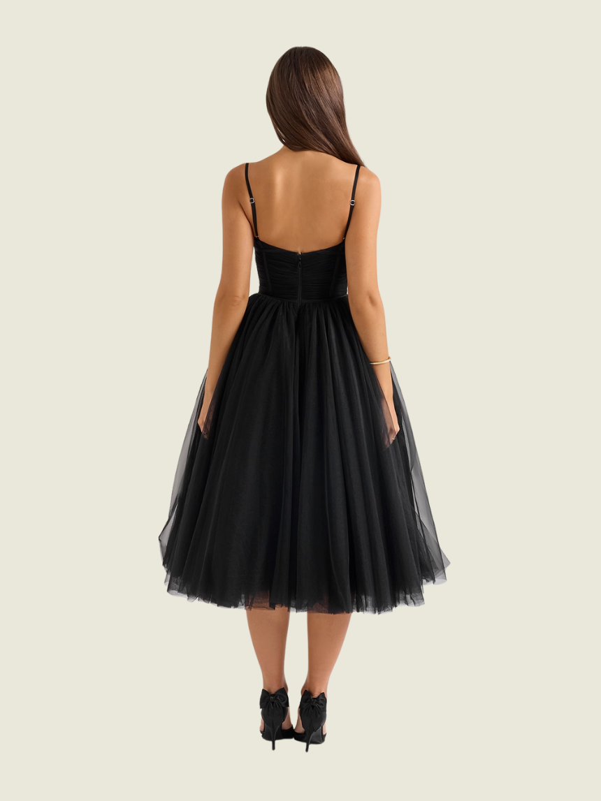 House of CB Black Countess Dress