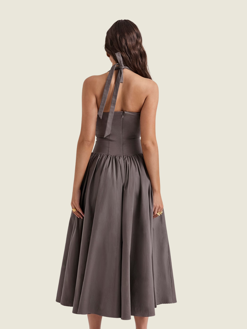 House of CB Coquette Starlet Halter Midi dress