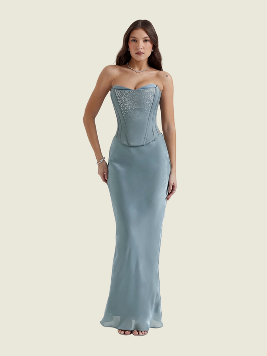 House of CB Nastassia Corset Top and Amadi Maxi Skirt