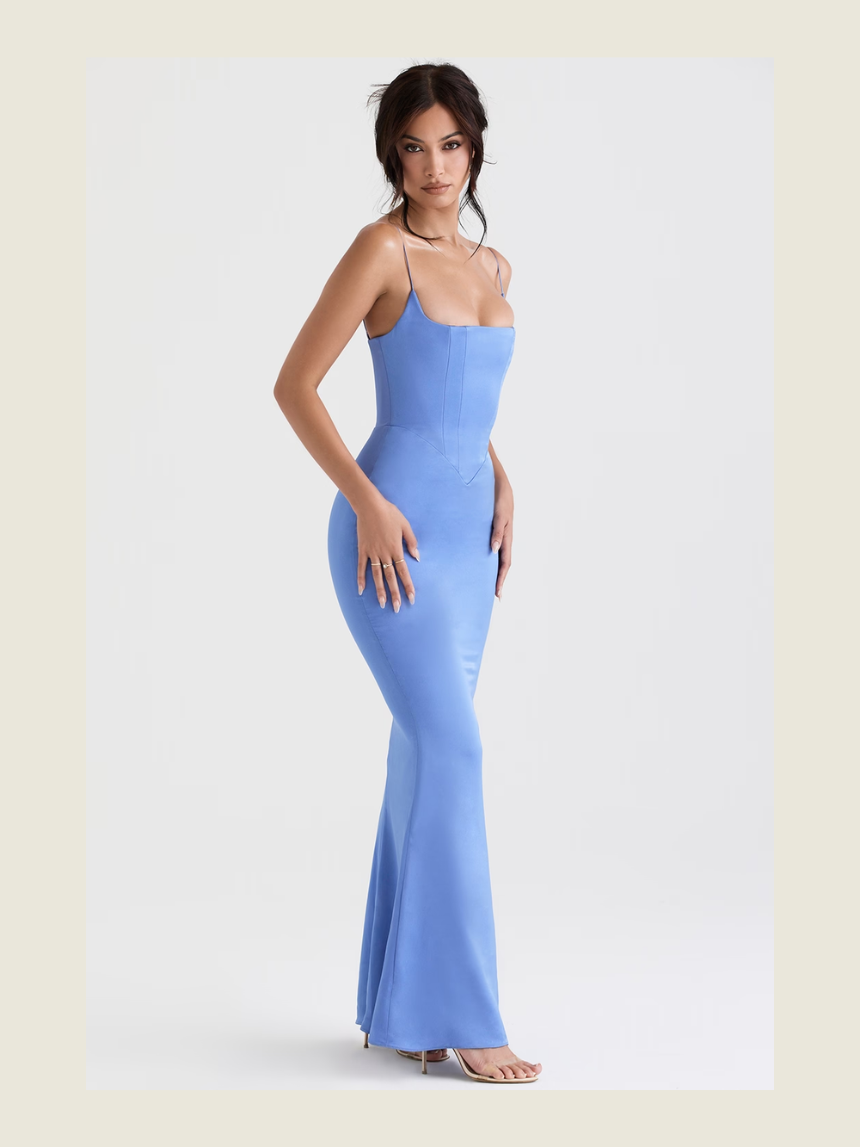 House of CB Olivette Dress in Periwinkle