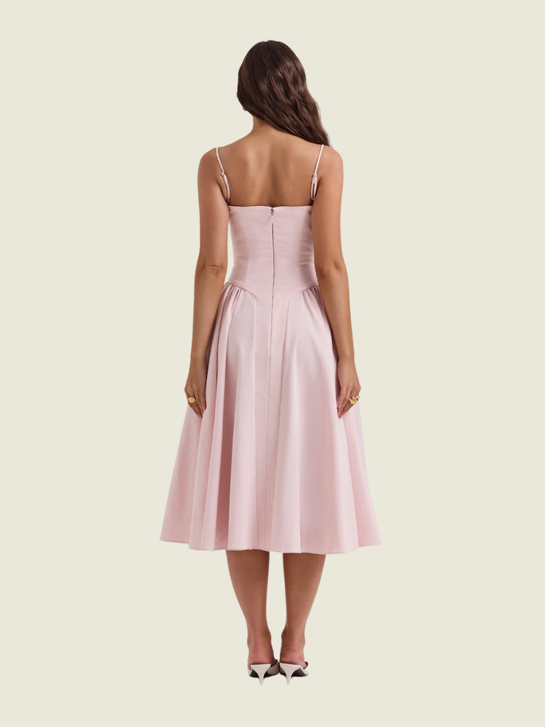House of CB Pink Samaria Midi Dress