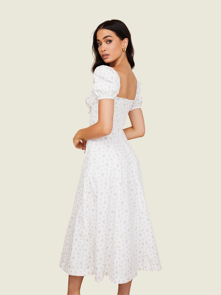 House of CB White Tallulah Dress