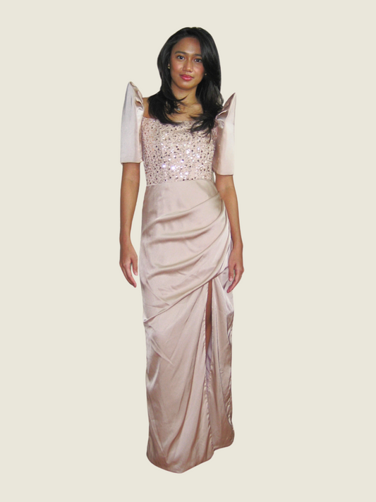 Latisha Studio Custom Pink Sequin Filipiniana