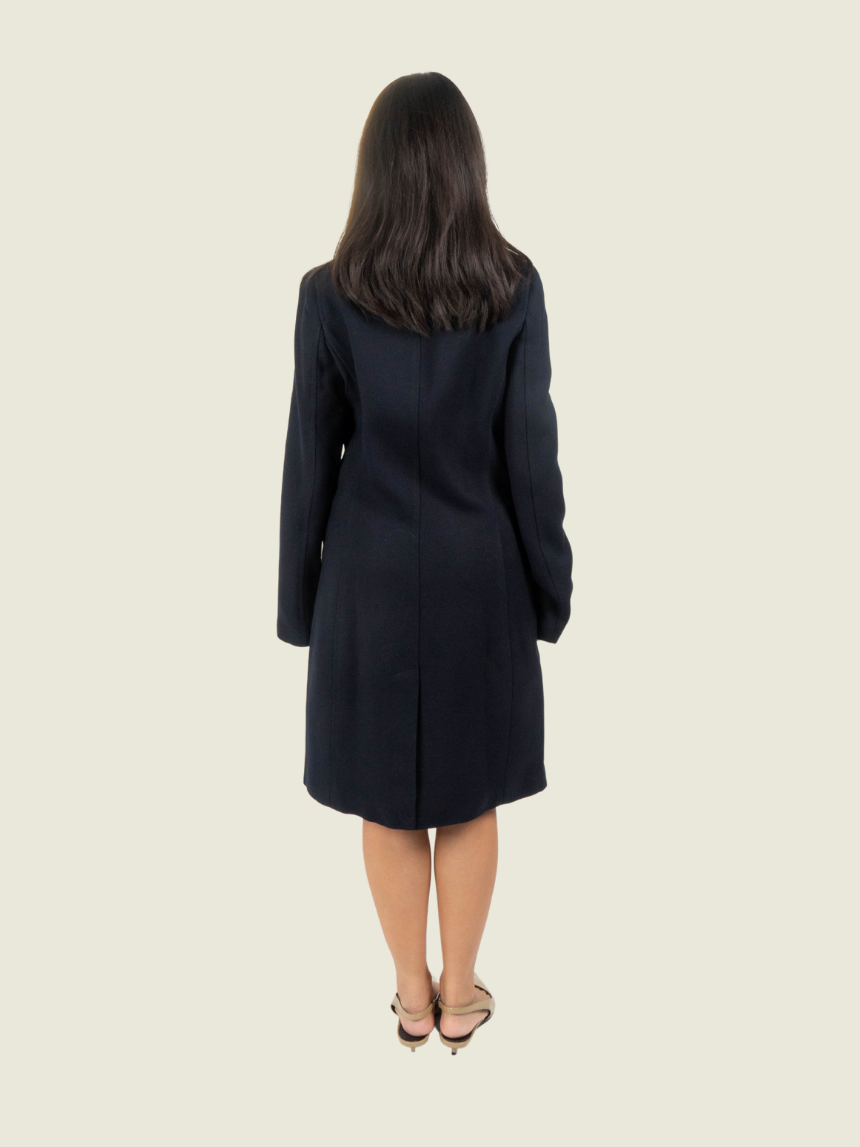 Malene Birger Navy Trench Coat