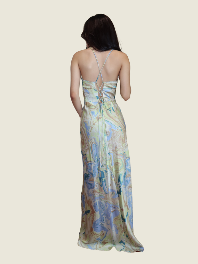 Mango Printed Maxi Dress