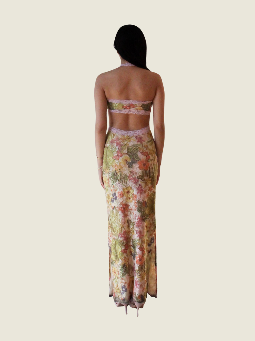 Margarita Bautista Floral Maxi Dress