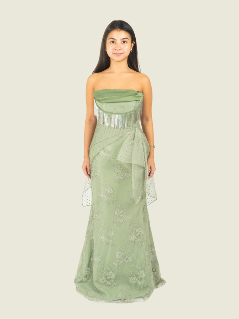 Martin Bautista Custom Green Gown