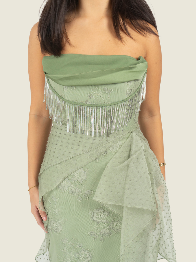 Martin Bautista Custom Green Gown