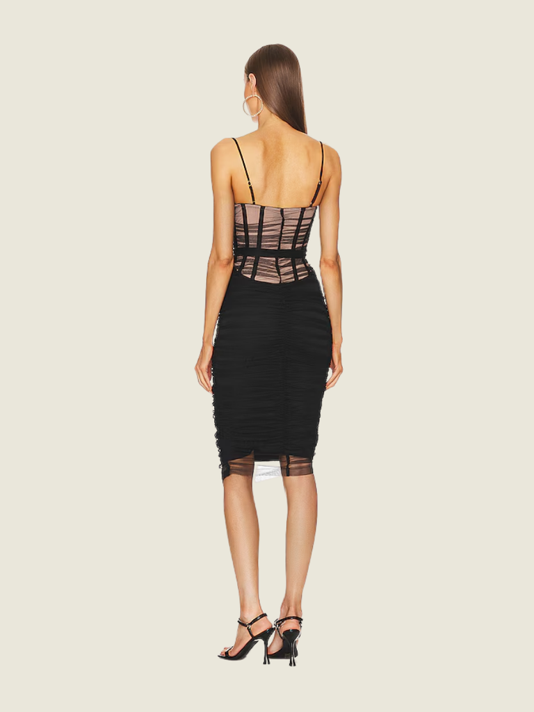 Michael Costello Alla Midi Dress