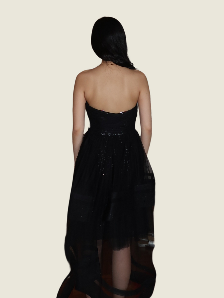 Monique Lhuillier Black Dress