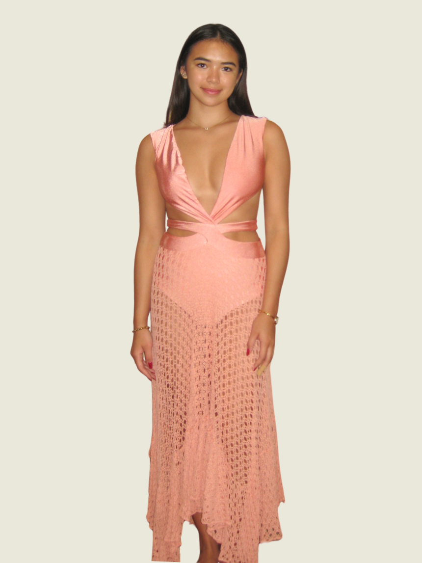 PatBO Monstera Beach Dress