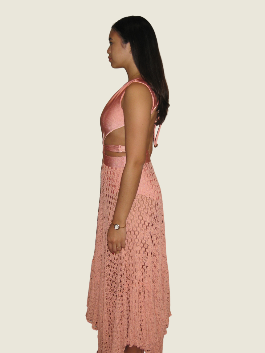 PatBO Monstera Beach Dress