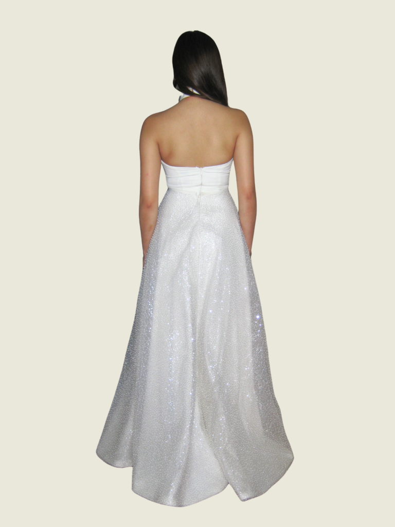 Patty Ang Custom Bodysuit Halter Top and Skirt