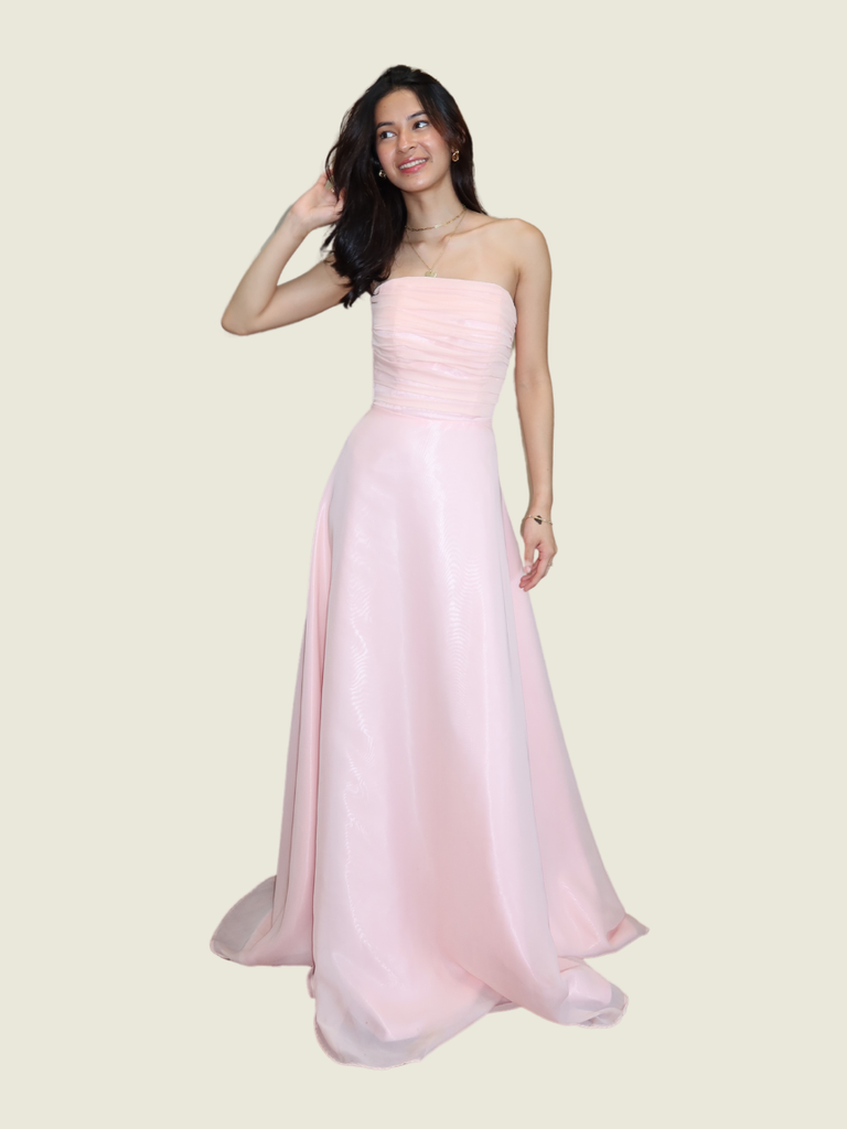 Paulina Patricia Custom Pink Tube Gown