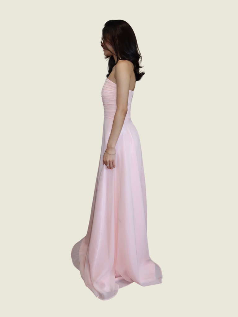 Paulina Patricia Custom Pink Tube Gown