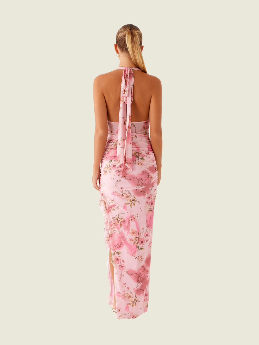 Peppermayo Micca Halter Maxi Dress