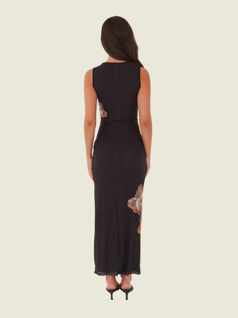 Peppermayo Side Effects Mesh Maxi Dress