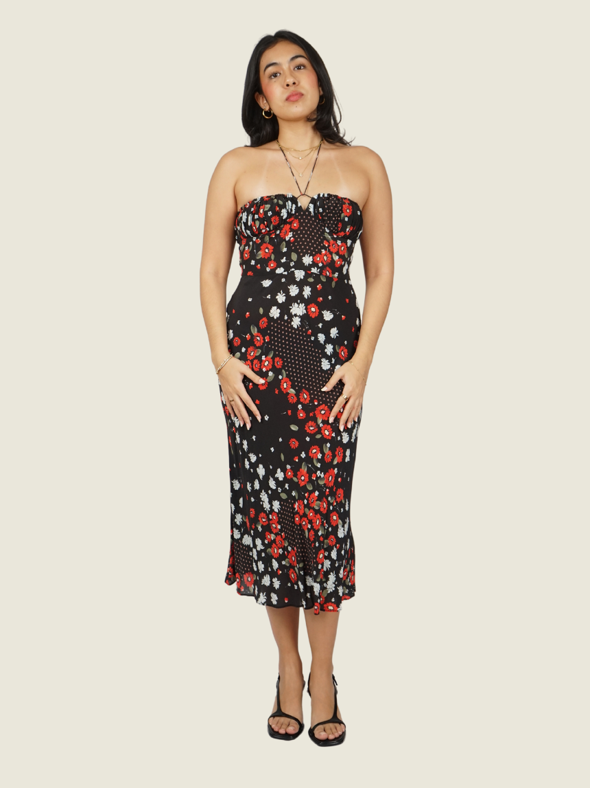 par realisation dress Realisation Par Black Iris Dress – Continuiti