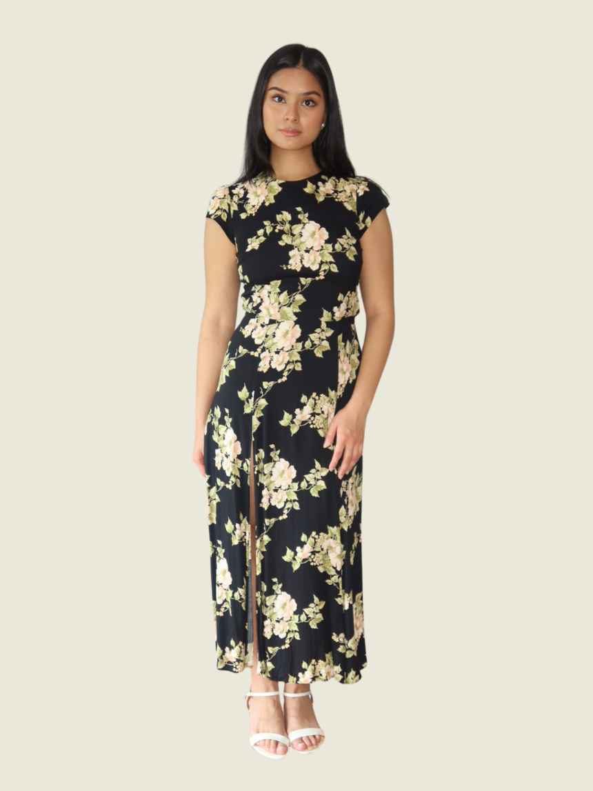 Reformation Floral Gavin Dress