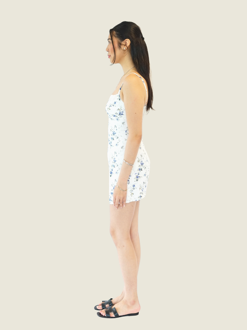 Reformation White Aperol Linen Dress