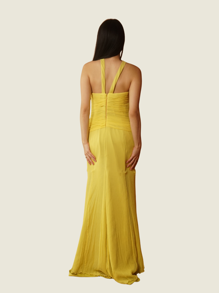 Rosbert Villar Custom Multi-Bow Long Gown