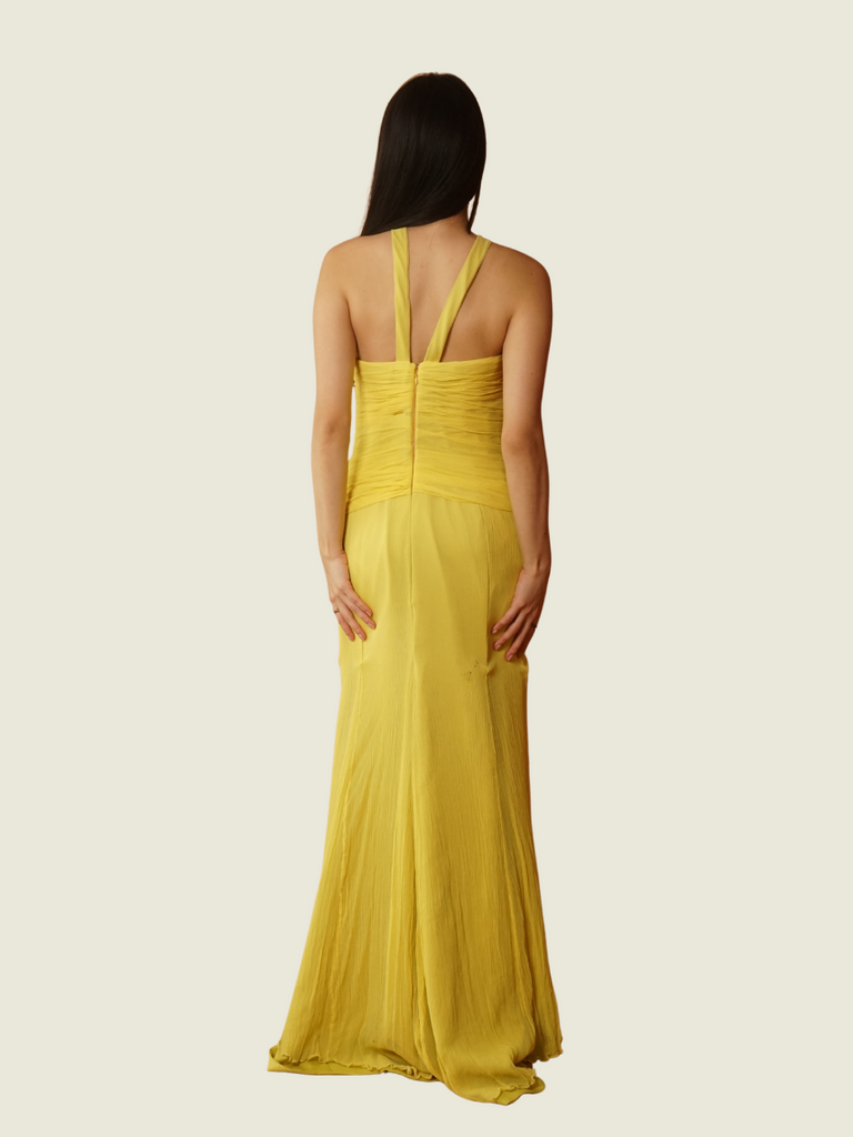 Rosbert Villar Custom Multi-Bow Long Gown