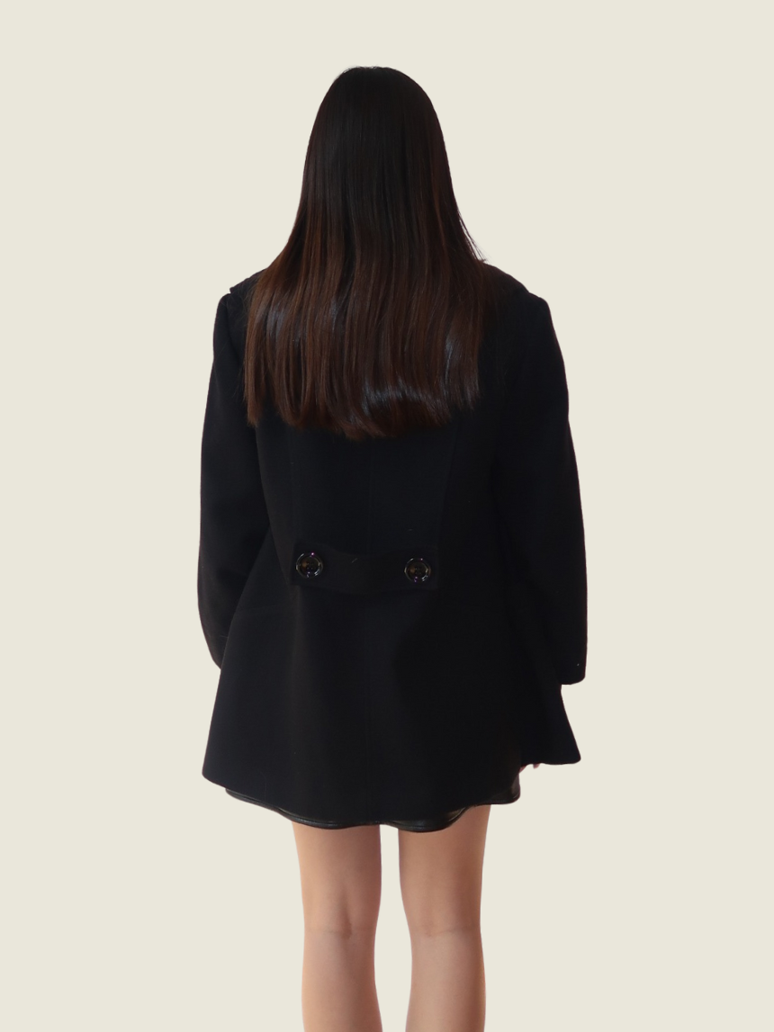 Style&Co Black Coat