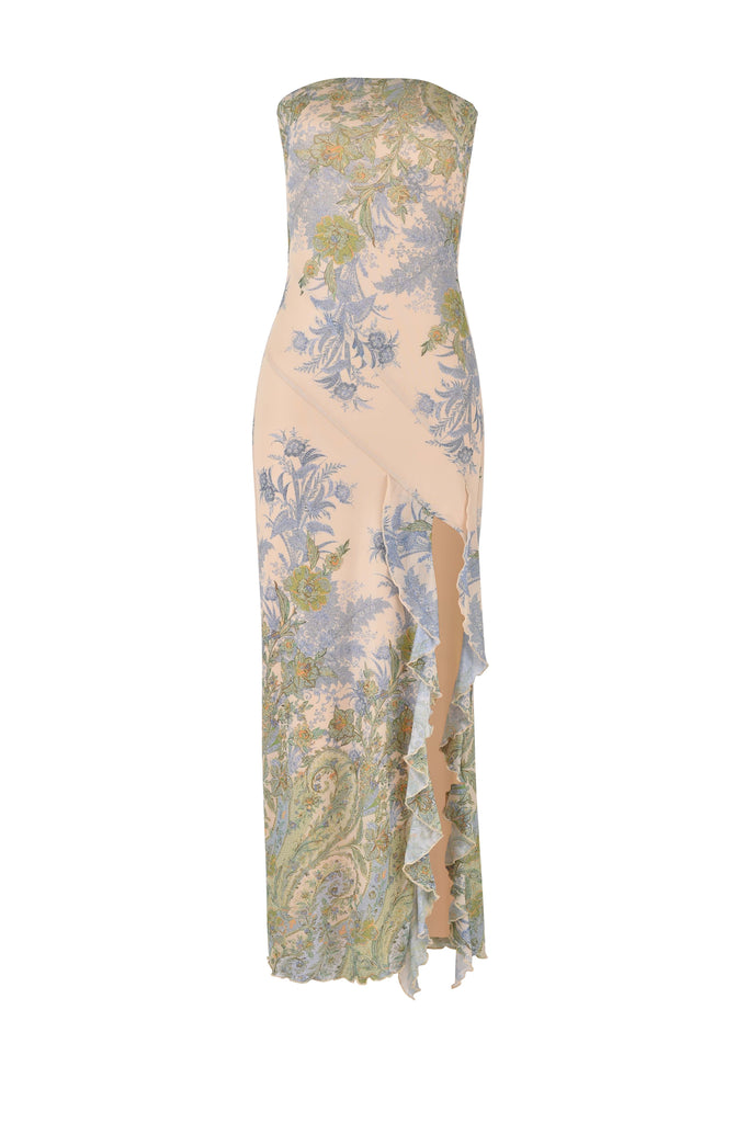 Tiger Mist Green Theo Maxi Dress