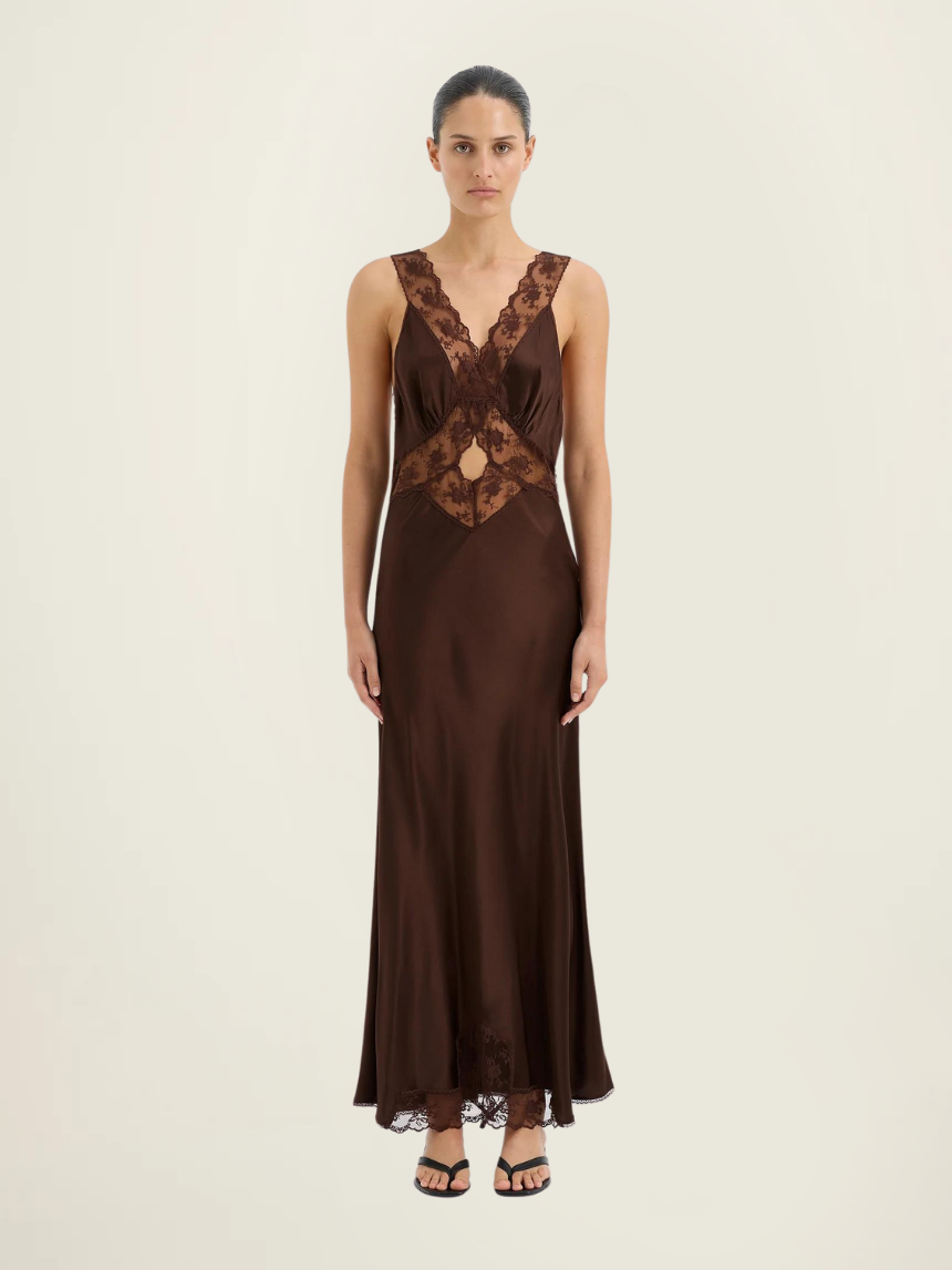 aries cut out dress Sir The Label Aries Cut Out Gown – Continuiti