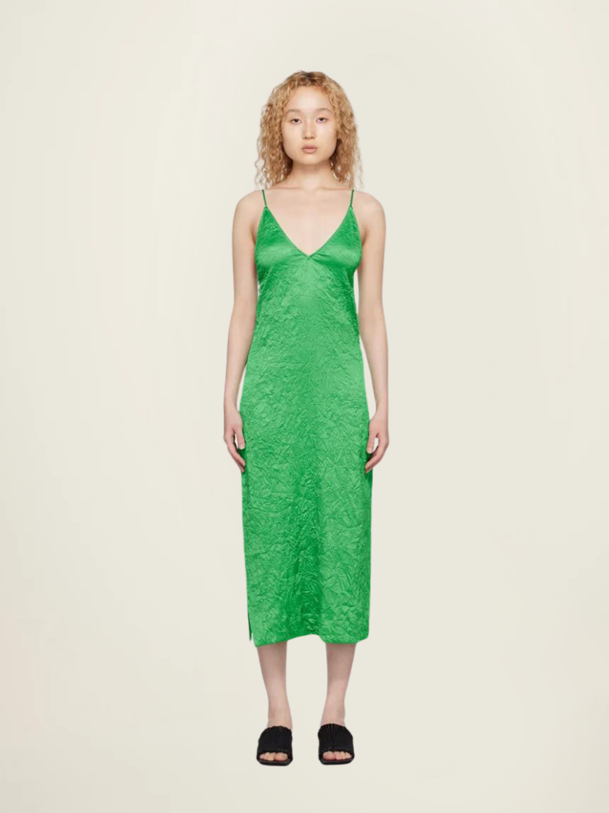 Ganni Vented Midi Dress