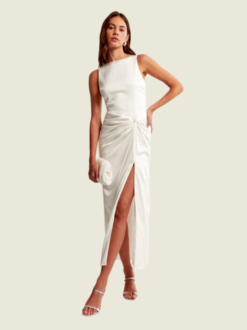 Abercrombie & Fitch Draped Skirt Maxi Dress Continuiti Abercrombie & Fitch Draped Skirt Maxi Dress Continuiti