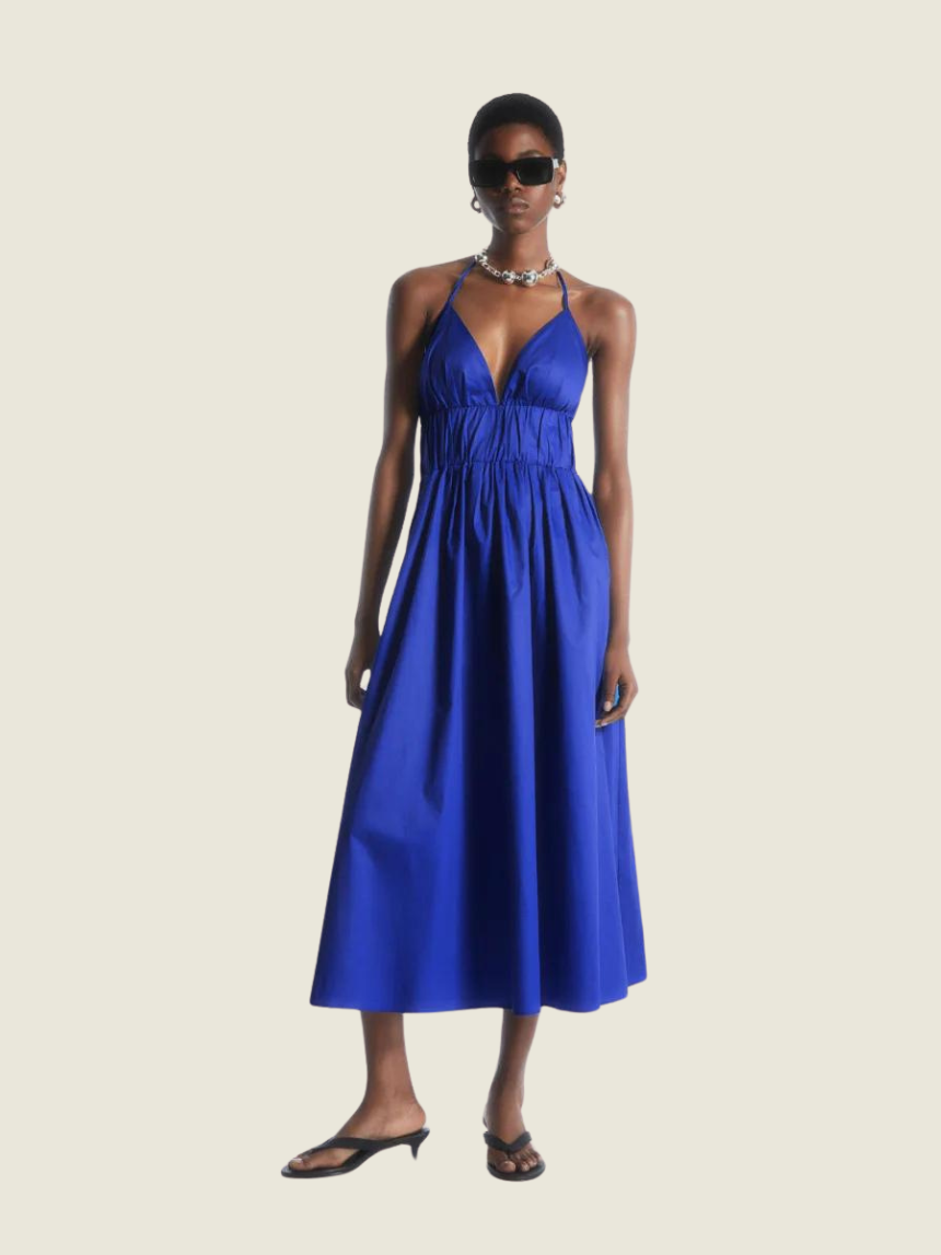 COS Gathered Halter Neck Continuiti COS Gathered Halter Neck Continuiti