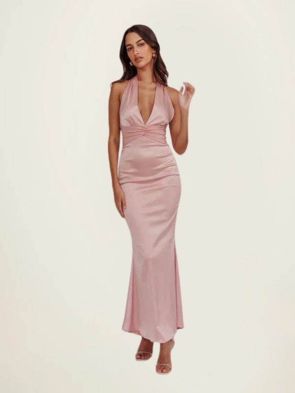 Selfie Leslie Italia Azure Maxi Dress