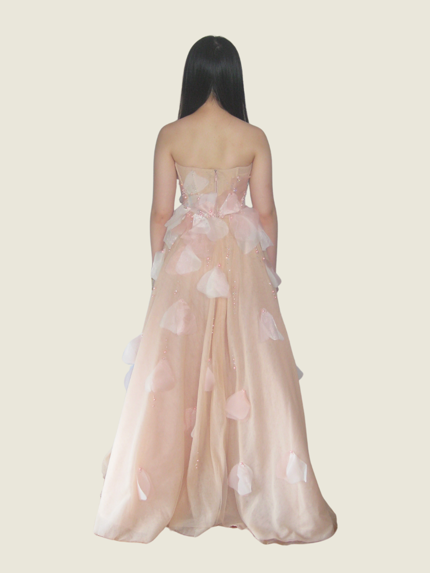 Vee Tan Custom Pastel Pink Ball Gown