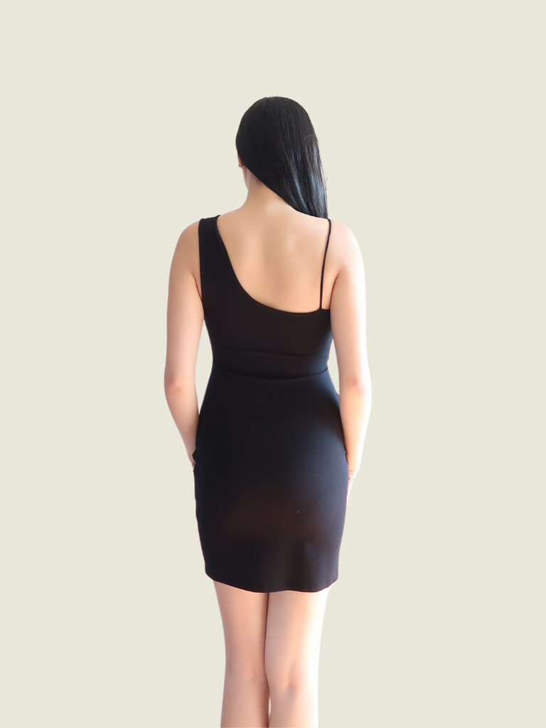 Zara Black Cut Out Dress