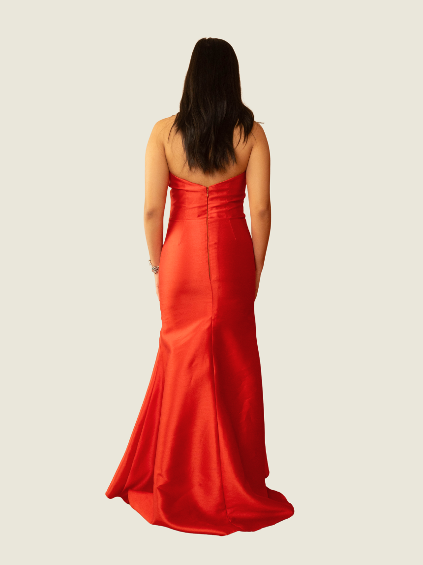 Zia Wycoco Red Tube Dress