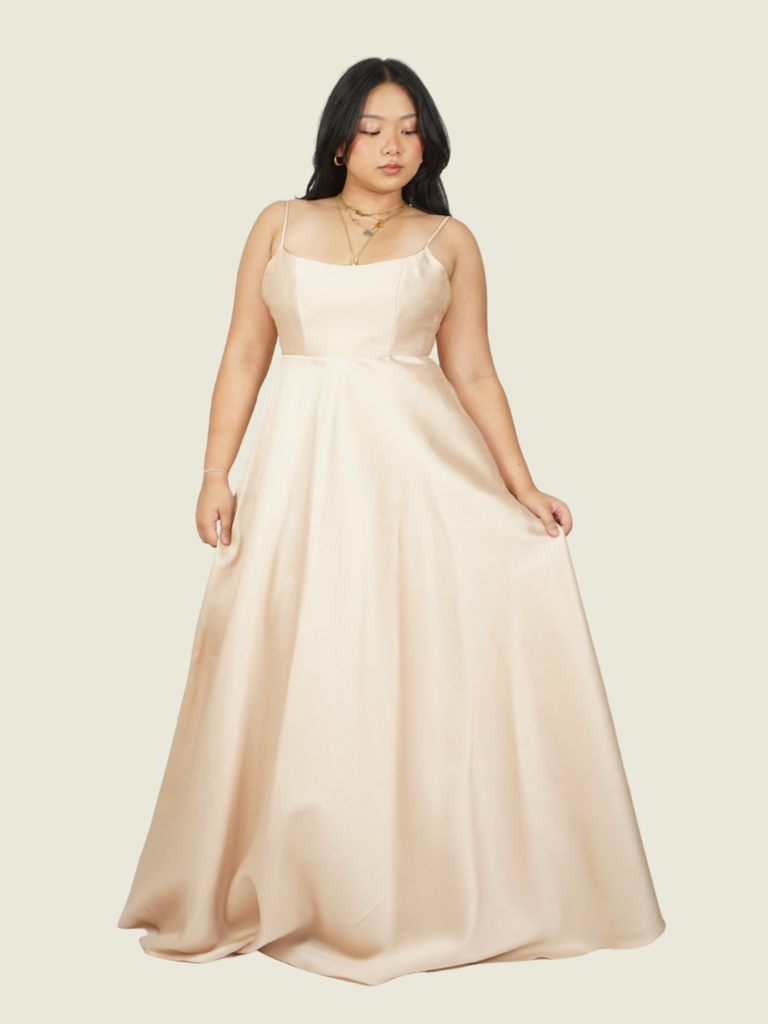 Zoo The Label Galilea Gown in Tan