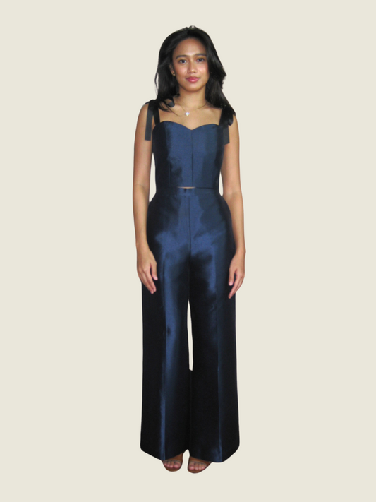 Dani Osmena Saphire Bustier and Pants Set
