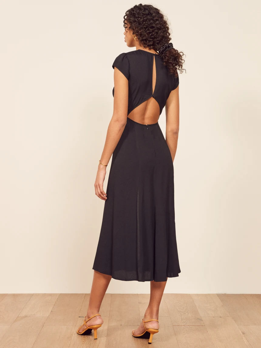 Reformation Gavin Backless Dress