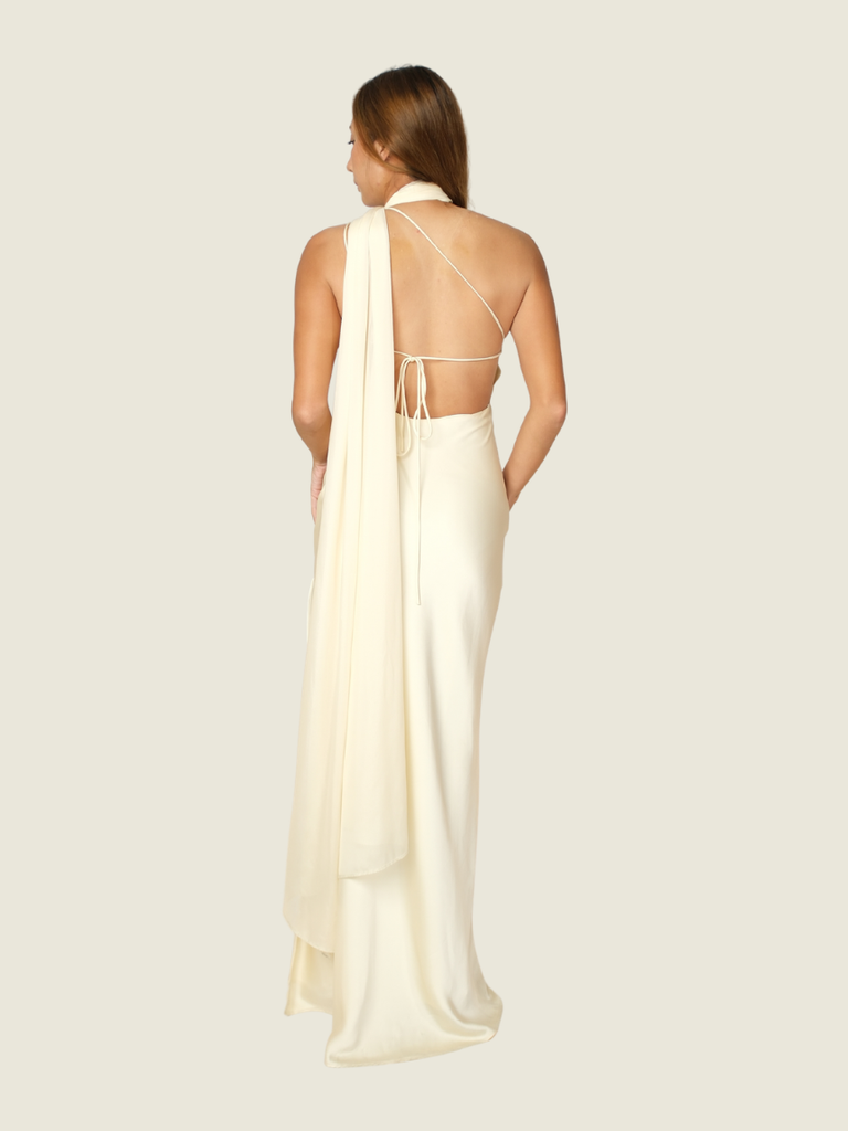 Kisserine White Caily Maxi Dress