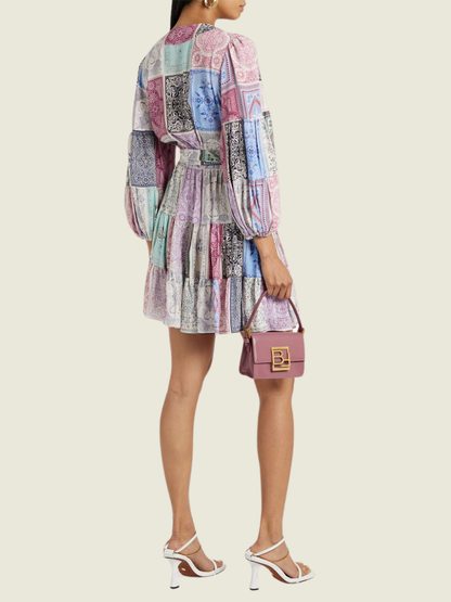 Zimmermann Patchwork Wrap Dress