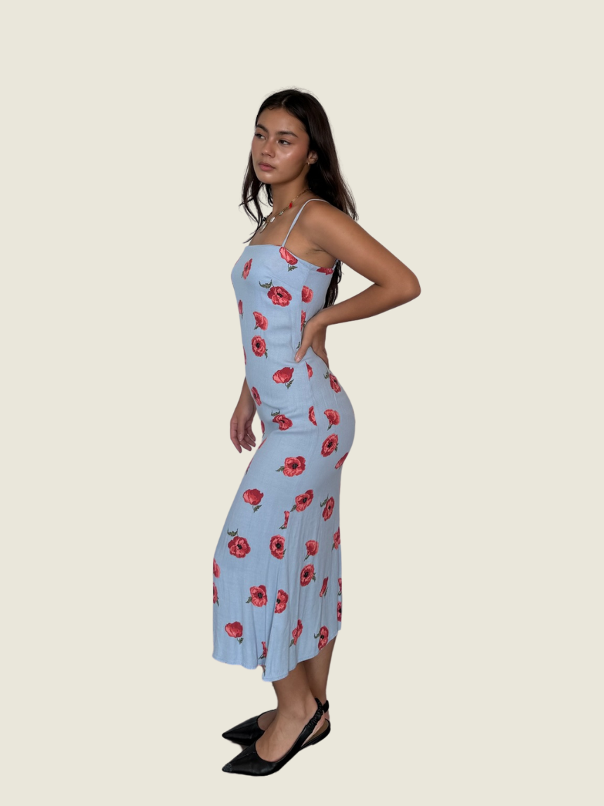 Reformation Rosaly Floral Dress