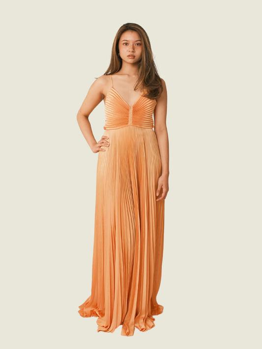 ALC Mandarin Orange Maxi Dress