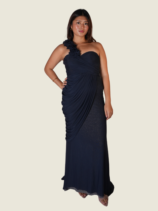 Randy Ortiz S-M asymmetrical navy blue