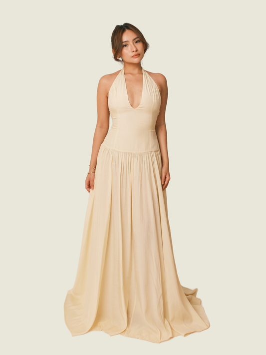 SHANI SHEMAR Yellow Maxi Dress