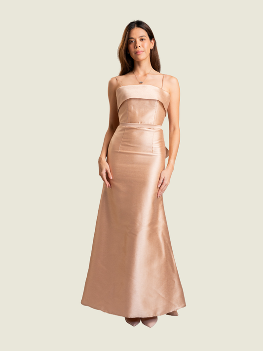 Teena Sabrina Pink Gown