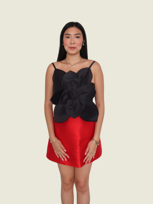 Atelier Carlene Red Mini skirt