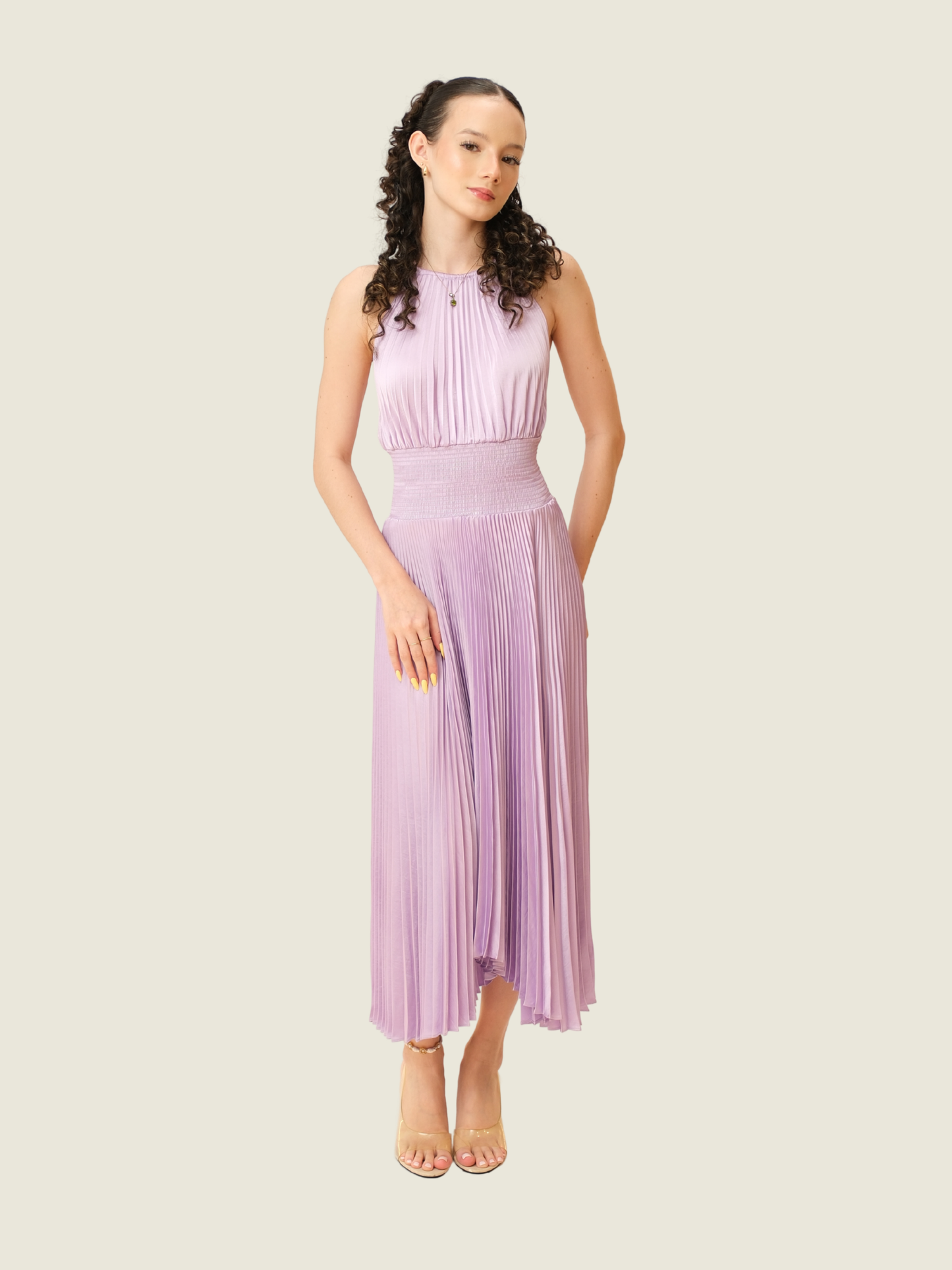 ALC Purple Midi Dress
